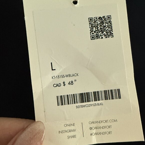 Oak + Fort Lounge Set - Pants and Long Sleeve Cropped Ahirt - Picture 5 of 8